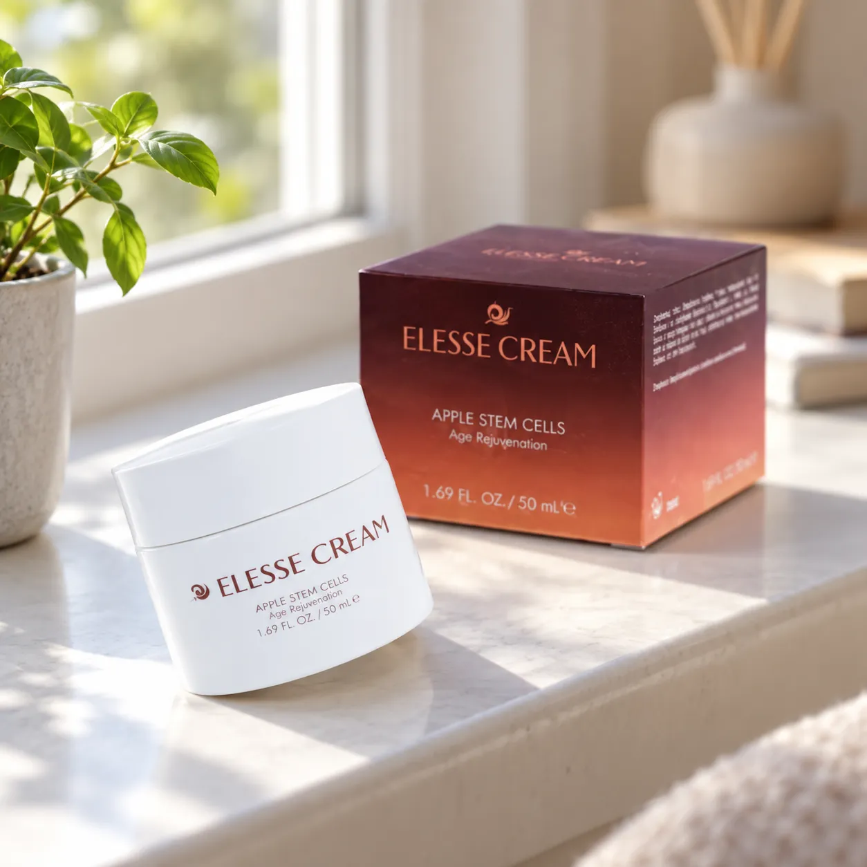 Elesse Cream — el envase en el día a día